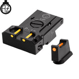 CZ P-10 miras ajustáveis com fibra ótica | tipo B 