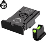 CZ P-10 miras ajustáveis com fibra ótica | tipo A 