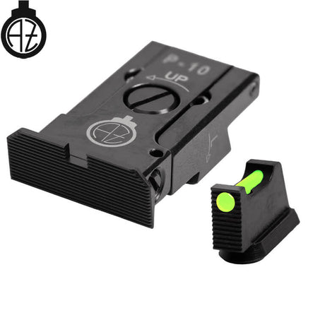 CZ P-10 miras ajustáveis com fibra ótica | tipo
