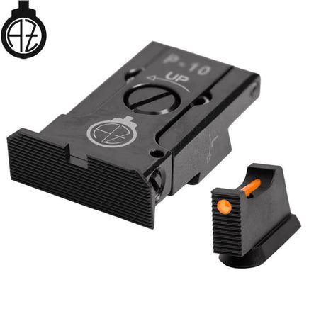 CZ P-10 miras ajustáveis com fibra ótica | tipo