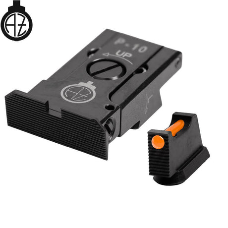 CZ P-10 miras ajustáveis com fibra ótica | tipo