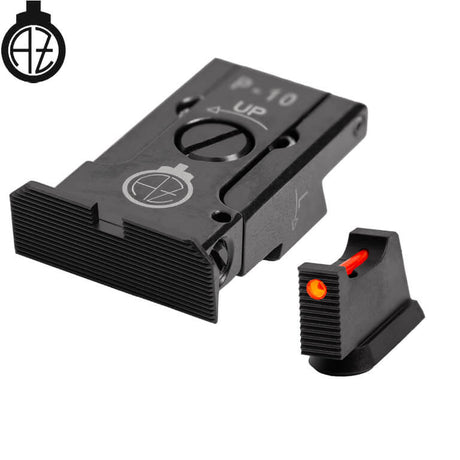 CZ P-10 miras ajustáveis com fibra ótica | tipo