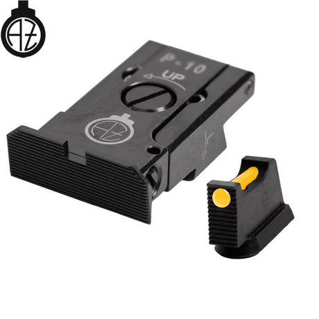 CZ P-10 miras ajustáveis com fibra ótica | tipo