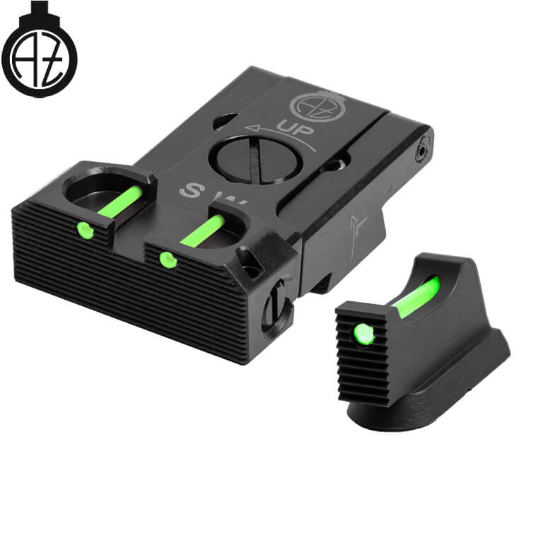 CZ Shadow 2, CZ 75 SP-01 Shadow miras ajustáveis com fibra ótica | type B