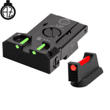 CZ Shadow 2, CZ 75 SP-01 Shadow miras ajustáveis com fibra ótica | type B
