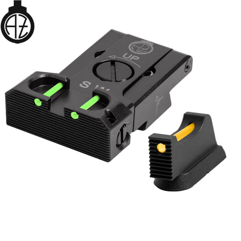 CZ Shadow 2, CZ 75 SP-01 Shadow miras ajustáveis com fibra ótica | type B