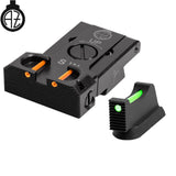 CZ Shadow 2, CZ 75 SP-01 Shadow miras ajustáveis com fibra ótica | type B