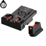 CZ Shadow 2, CZ 75 SP-01 Shadow miras ajustáveis com fibra ótica | type B
