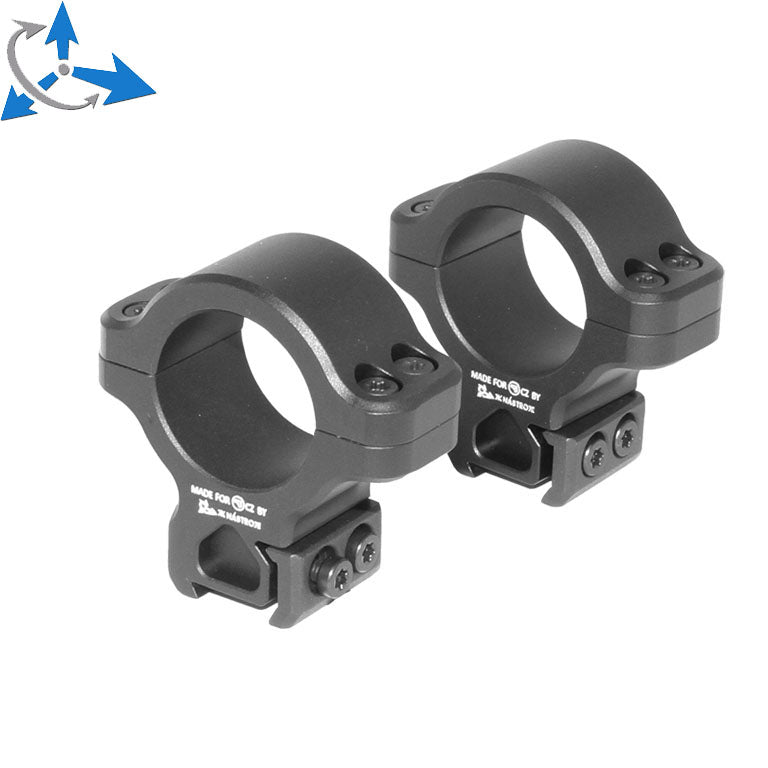 CZ 457 anéis de luneta para dovetail | 1 inch [25.4mm]