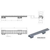 CZ 500 & CZ 557 Picatinny rail | Long