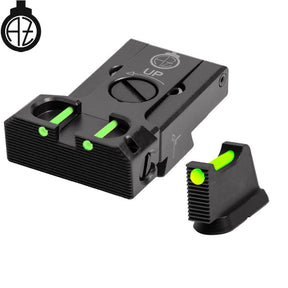 CZ 75B, CZ P-01, CZ 75 SP-01 miras ajustáveis com fibra ótica | tipo B Zendl