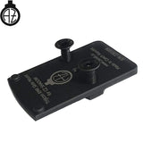 CZ Shadow 2 CZ 75 SP-01 Shadow montagem para mira de ponto vermelho | Trijicon RMR footprint
