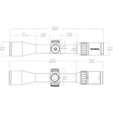 Vector Optics Continental 1.5-9x42 SFP mira telescópica 