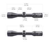 Vector Optics Continental 2-12x50 SFP mira telescópica 