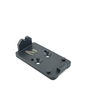 Dan Wesson DWX placa adaptadora with integrated alça de mira | Trijicon RMR footprint