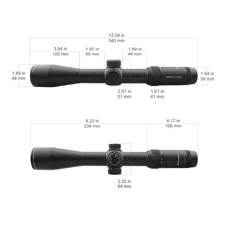 Vector Optics Forester 2-10x40SFP luneta para carabina