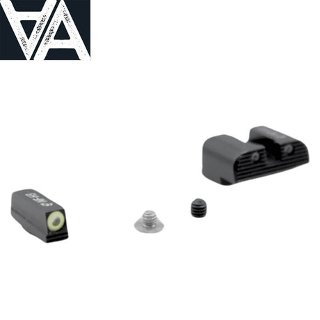 Glock 17, Glock 19, Glock 26 night sights with tritium Angry Bear