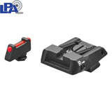 Miras ajustáveis para Glock [G17 G19 G26 & other] | com fibra ótica