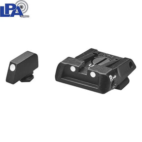 Miras ajustáveis para Glock [G17 G19 G26 & other] | com pontos brancos