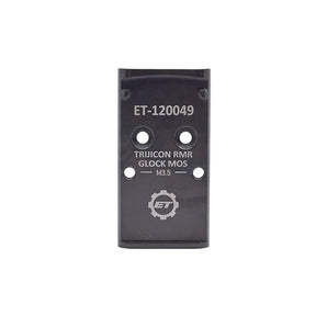 Placa para mira de ponto vermelho para Glock MOS | Trijicon RMR footprint