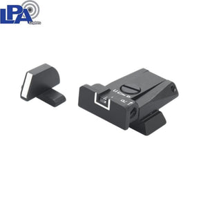 HK USP [9 mm, .40 S&W & .45 ACP], HK P8 miras ajustáveis | linhas brancas