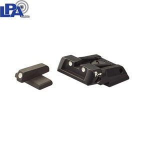 HK VP9, SFP9, VP40, P30, HK45 miras ajustáveis | pontos brancos
