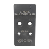 KMR W-02 & L-02 placa adaptadora | C-More RTS footprint