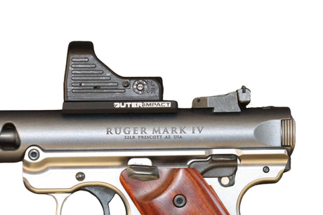 Ruger Mark III & Mark IV placa adaptadora | type C [RMR RTS & Docter footprint]