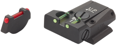 Conjunto de mira ajustável Ruger P91 - P97 | com fibra ótica tipo B 