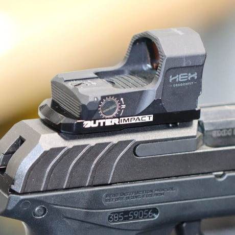 Ruger Security 9 montagem para mira de ponto vermelho | tipo C [RMR RTS Docter footprint]