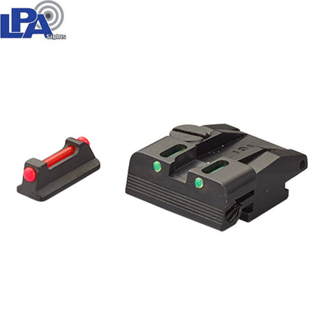 Walther P99, PPQ, PPQ M2 adjustable sight set with fiber optics LPA