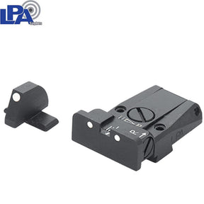 Springfield [XD,XDM] & HS Produkt [XDM HS-9 SF19] miras ajustáveis | com pontos brancos