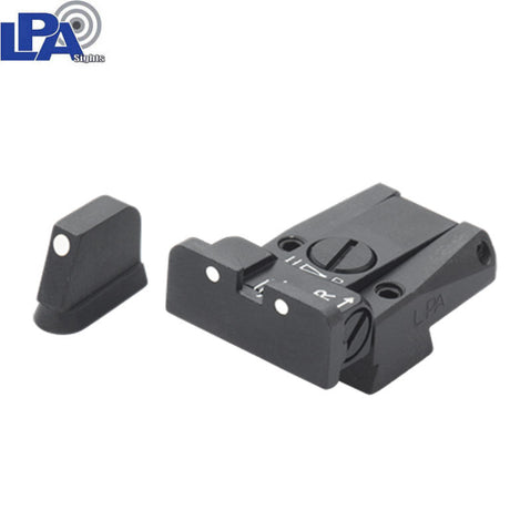 CZ 75B, CZ P-01, CZ 75 SP-01 adjustable sight set with white dots LPA