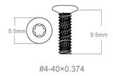 Conjunto de parafusos 3pcs | 4-40x0.374’’ [T10]