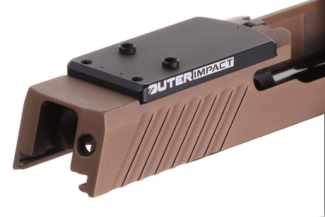 Sig P320 [models with removable rear sight] placa adaptadora | type S [RMSc DPP & K-series footprint]