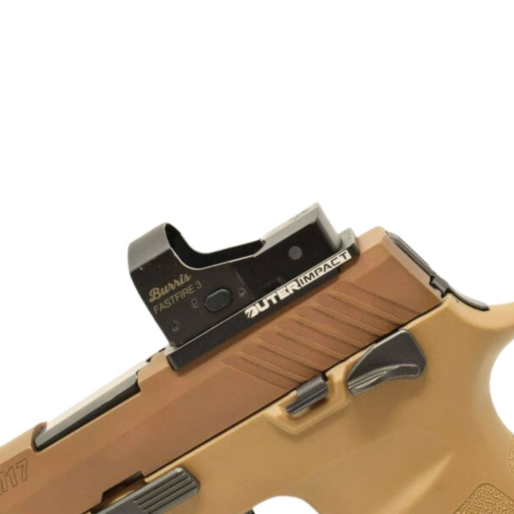 Sig P320 [modelos com alça de mira removível] placa adaptadora Optics Ready universal | tipo C