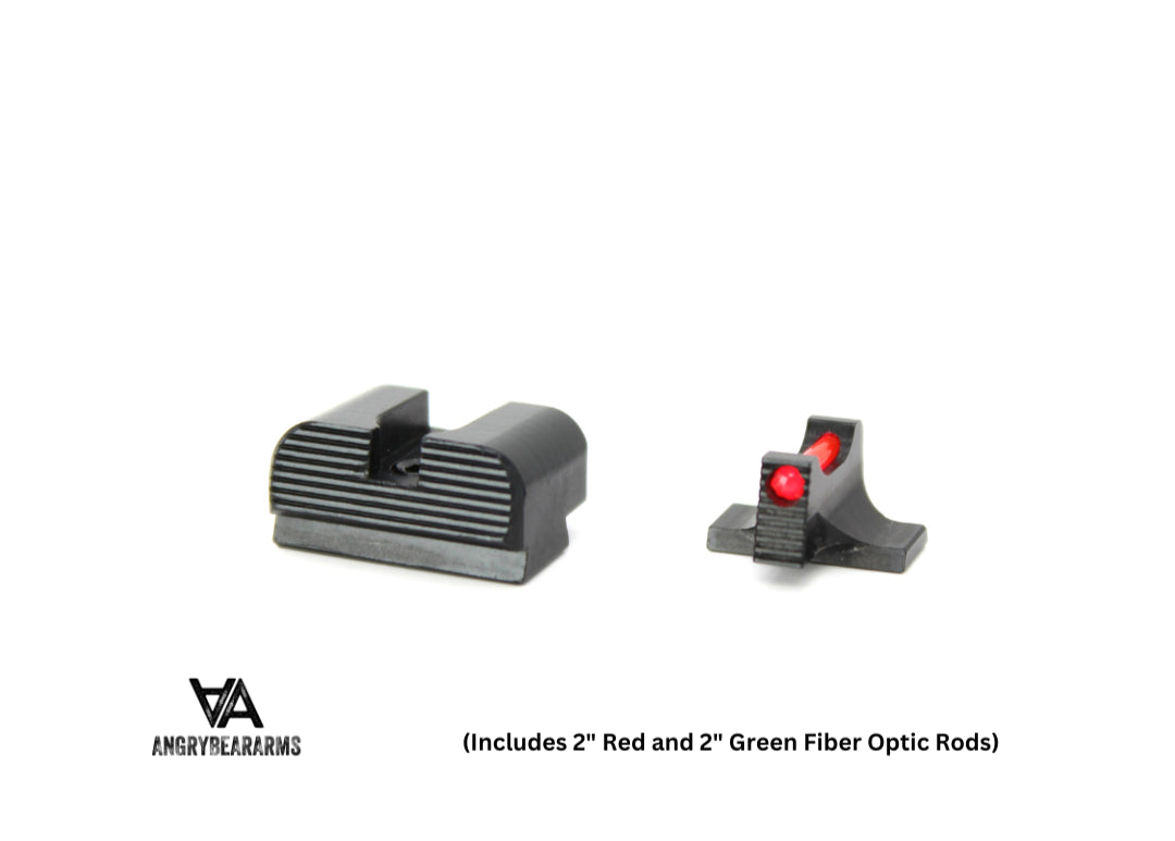 Sig P365 alto esporte miras com fibra ótica 