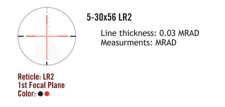 Sightmark Presidio 5-30x56 LR2 FFP luneta
