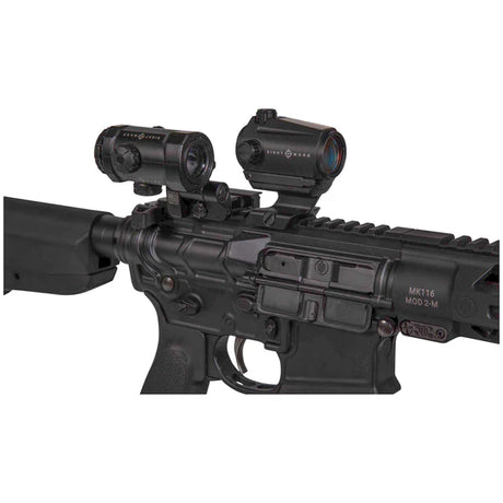 Sightmark XTM-3 Amplificador 3x com montagem para mira de ponto vermelho LQD flip to side