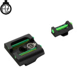 Miras para Glock [G17 G19 G26 & other] com fibra ótica | tipo B