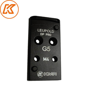Steel placa adaptadora for Glock MOS | Leupold DPP footprint