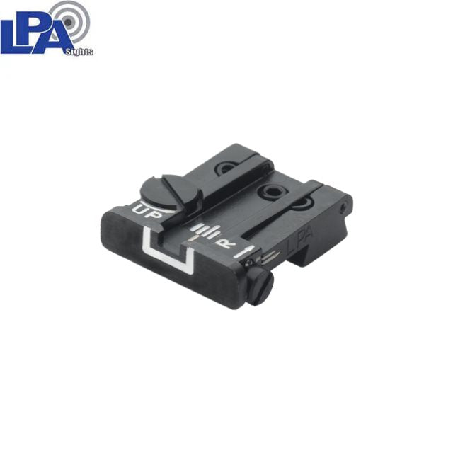 Tanfoglio Limited EAA Witness IWI Jericho Springfield P9 alça de mira ajustável [9.5 mm] | com linhas brancas