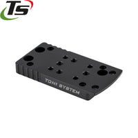 Tanfoglio Stock 2 Optic [Post 2022] placa adaptadora | tipo A [RMSc, DPP & Docter footprints] 