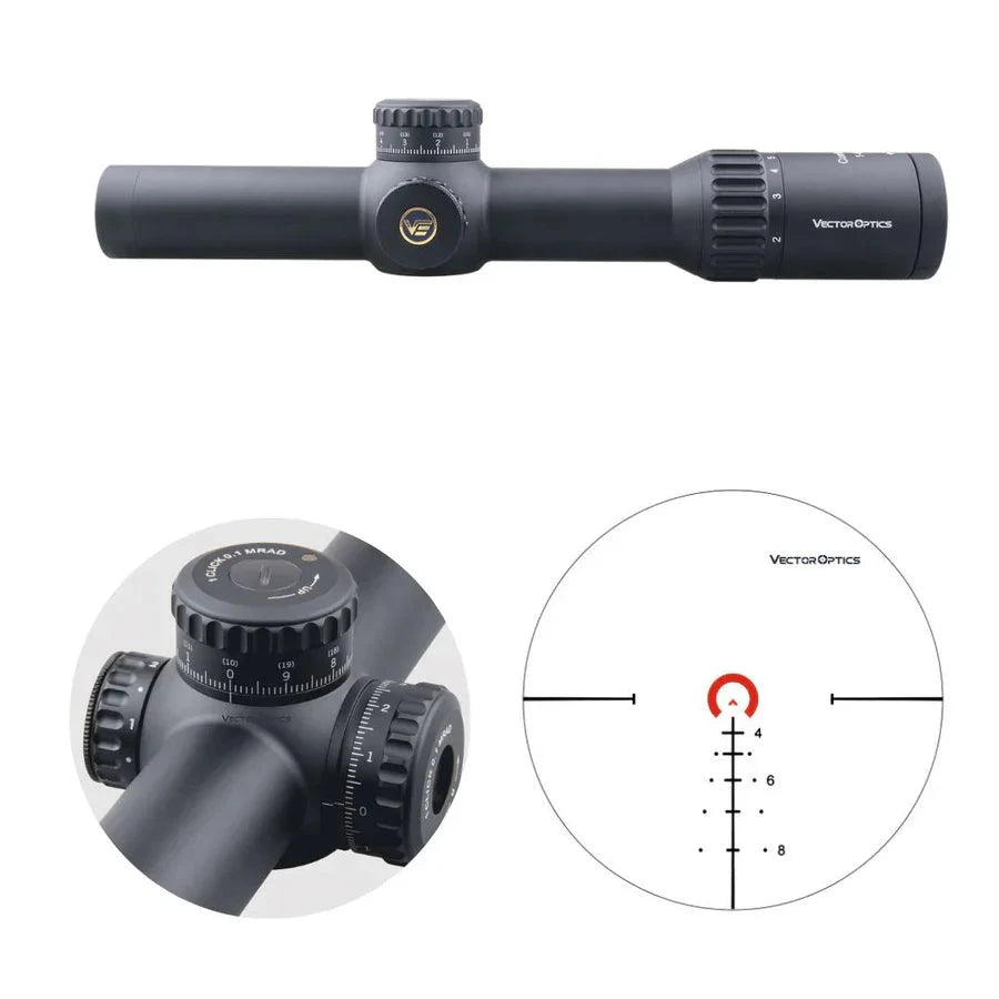 Vector Optics Continental x6 1-6x28FFP luneta Vector Optics