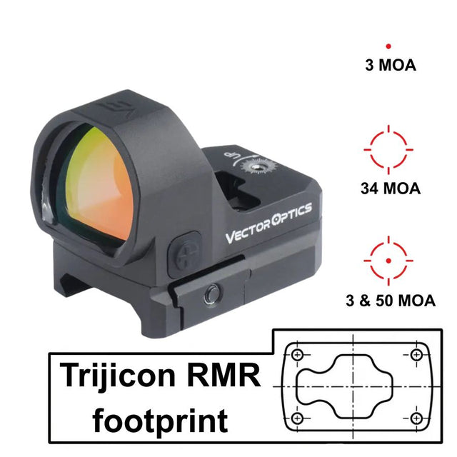 Vector Optics Frenzy 1x22x26 MOS MRS mira de ponto vermelho