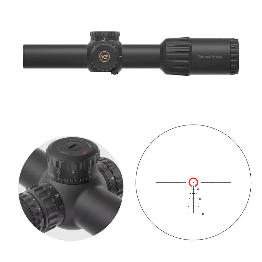 Vector Optics TAURON 1-6x24 SFP luneta Vector Optics