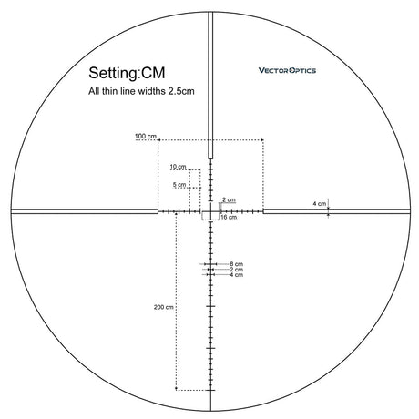 Vector Optics Veyron 4-16x44 FFP mira telescópica para rifle