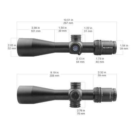 Vector Optics Veyron 4-16x44 FFP mira telescópica para rifle