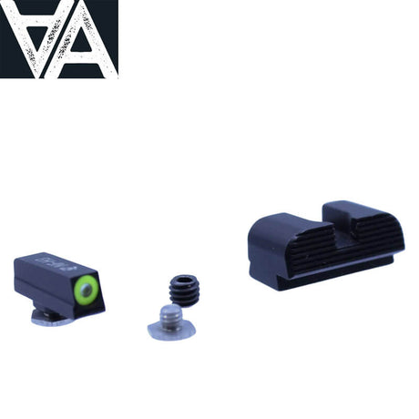 Walther PDP low night sights with tritium Angry Bear