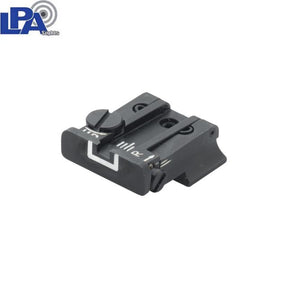 Walther [PPQ P99 Creed PPX & PPS] alça de mira ajustável | com linhas brancas